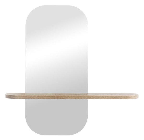 Огледало lunaria mdf в естествено покритие 60x11.5x60см