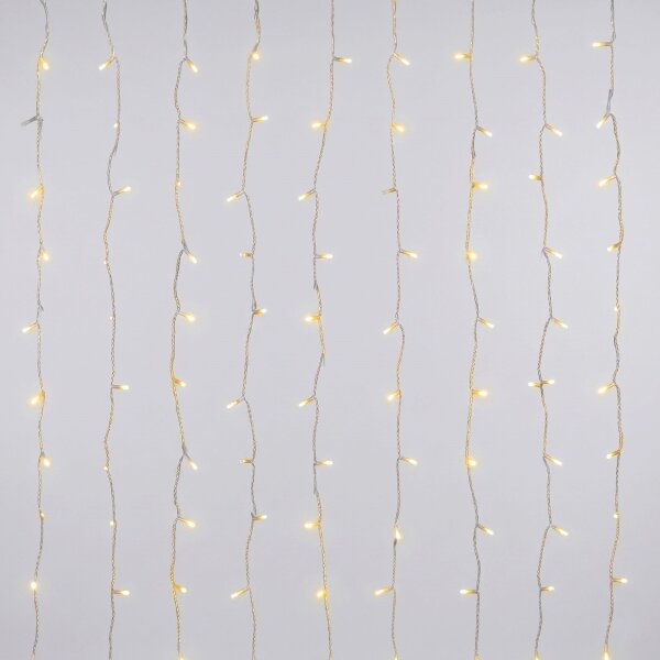 Aigostar - LED външна коледна гирлянда 192xLED/8 функции 3xAA 4,5x1,2m IP44 топла бяла