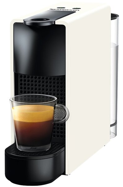 Кафемашина на капсули Nespresso Essenza Mini White, 1450W, 0.6л. резервоар, 19 бара, автоматично изключване след 9 минути, бяла