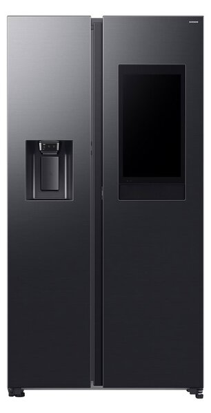 Хладилник с фризер Samsung RS90F66BEFEO, клас E, 614 л. общ обем, свободностоящ, 352 kWh/годишно, Family Hub, Twin Cooling, черен