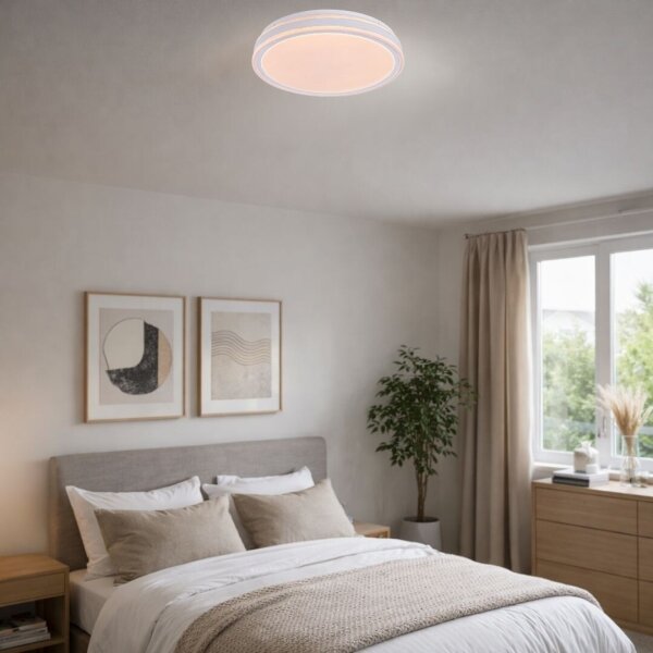 Rabalux 71413 - LED димируем таванен плафон CORLET 23W/230V 3000-6500K Ø38,5 см бял + дистанционно управление