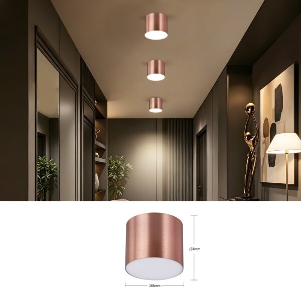 Immax NEO 07320L - LED димируема таванна лампа RONDATE 32W/230V 16,5 cm Wi-Fi Tuya розова