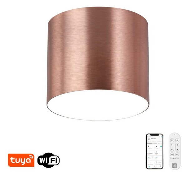 Immax NEO 07320L - LED димируема таванна лампа RONDATE 32W/230V 16,5 cm Wi-Fi Tuya розова