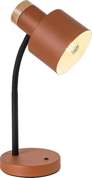 Rabalux 74100 - Настолна лампа PASTRO 1xE27/20W/230V оранжева
