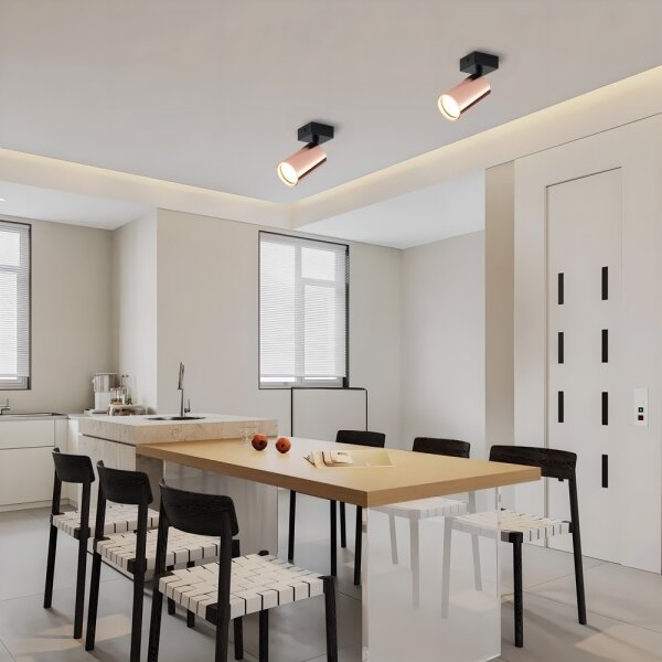 Immax NEO 08301L - Точково осветително тяло PUNTO 1xGU10/9W/230V розово злато