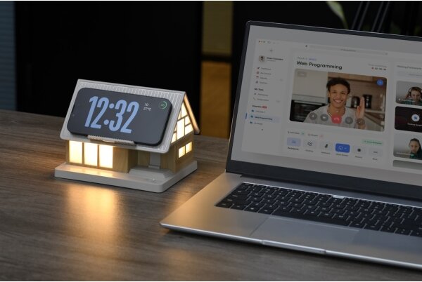 Immax 09108L-LED Настолна лампа с безжично зареждане DREAM HOME LED/2W/230V