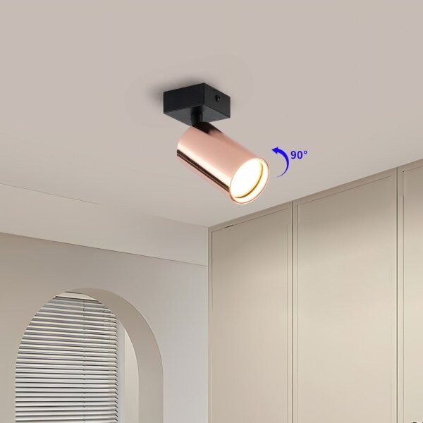Immax NEO 08301L - Точково осветително тяло PUNTO 1xGU10/9W/230V розово злато