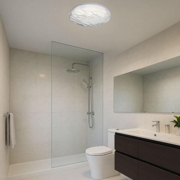 Rabalux 75061 - LED таванно осветително тяло за баня LUVIA LED/24W/230V IP44 4000K Ø 38 cm