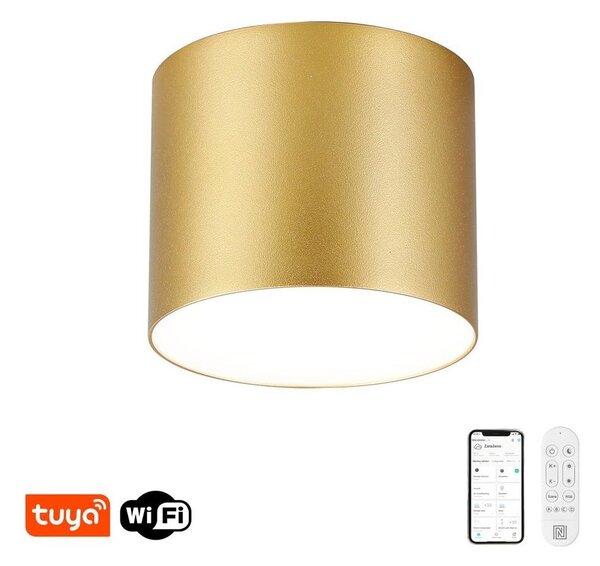 Immax NEO 07318L - LED димируем таванен плафон RONDATE 32W/230V 16,5 cm Wi-Fi Tuya златист