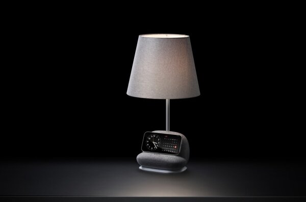 Immax 09109L - димируема настолна LED лампа с безжично зареждане Qi SOFA LED/6W/230V сива
