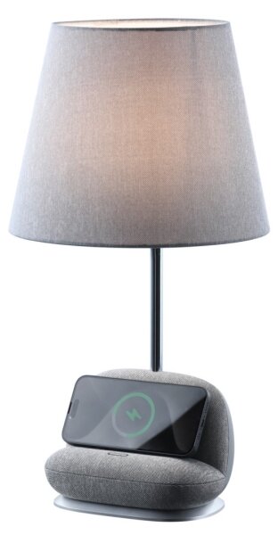 Immax 09109L - димируема настолна LED лампа с безжично зареждане Qi SOFA LED/6W/230V сива