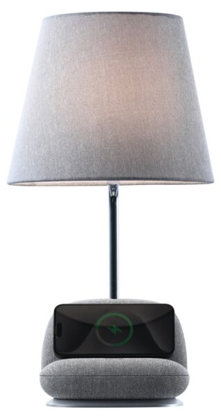 Immax 09109L - димируема настолна LED лампа с безжично зареждане Qi SOFA LED/6W/230V сива