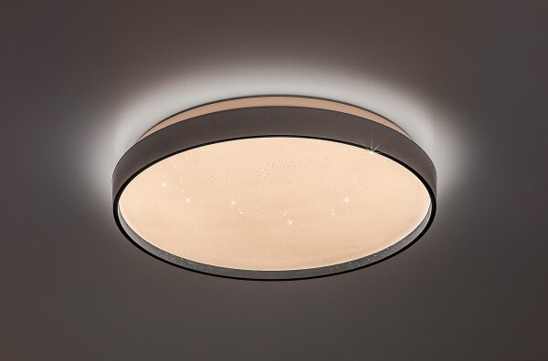Rabalux 71449 - Димируемо LED таванно осветително тяло ZERAVA LED/34W/230V 3000-6500K Ø 38 см + дистанционно управление