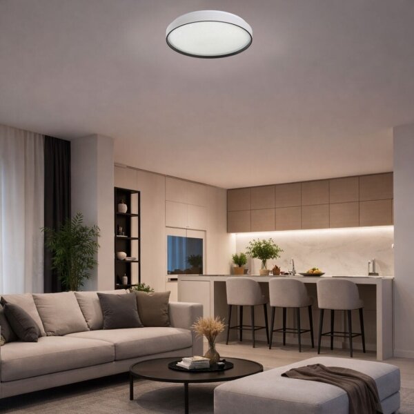 Rabalux 71449 - Димируемо LED таванно осветително тяло ZERAVA LED/34W/230V 3000-6500K Ø 38 см + дистанционно управление