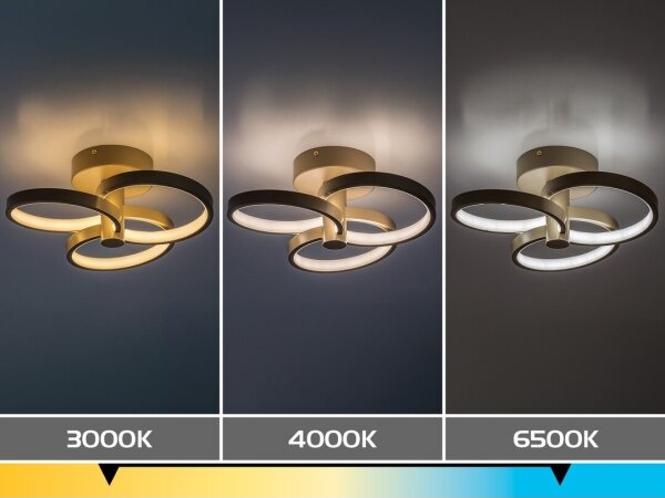 Rabalux 71400-LED Димируема таванна лампа ISIDORA 32W/230V 3000-6500K Ø31 см бежова + дистанционно управление