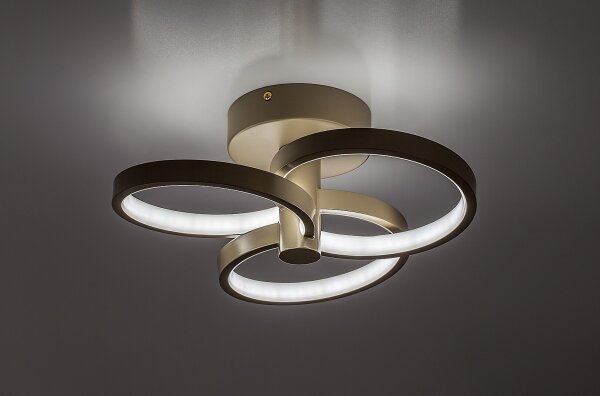 Rabalux 71400-LED Димируема таванна лампа ISIDORA 32W/230V 3000-6500K Ø31 см бежова + дистанционно управление