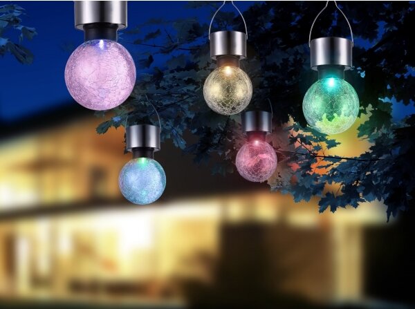 Globo 33058 - LED соларно осветително тяло LED/0,05W/1,2V IP44