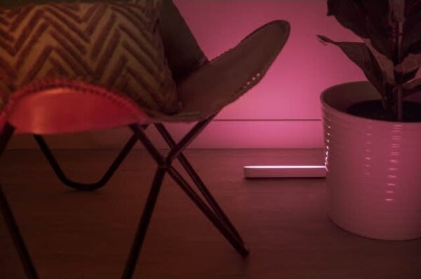 Philips - Комплект 2x LED RGB настолна лампа Hue AMBIANCE LED/6W/230V бяла