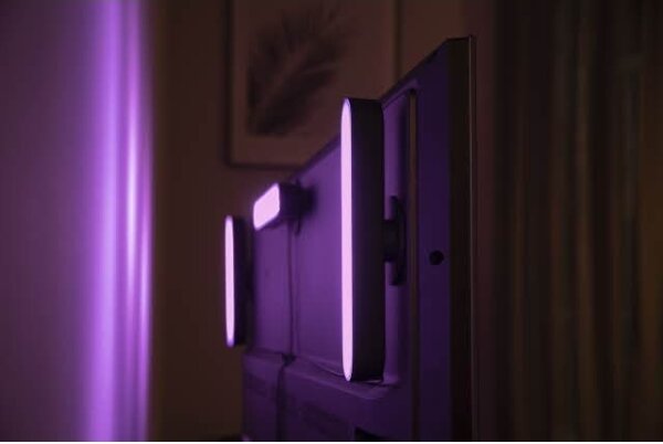 Philips - К-кт 2 бр. LED RGB Димируема настолна лампа Hue PLAY DPACK WACA 6W/230V