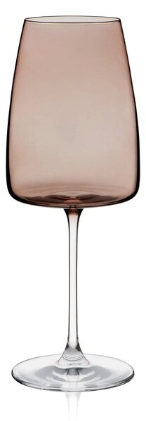 RONA Чаши за вино Deco fade amber 510мл 4бр
