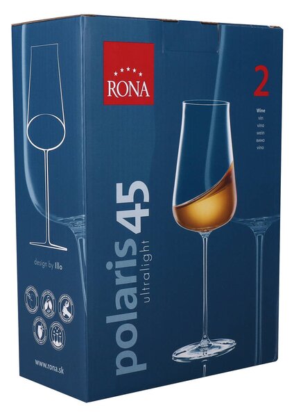 RONA Чаши за вино Polaris 2бр