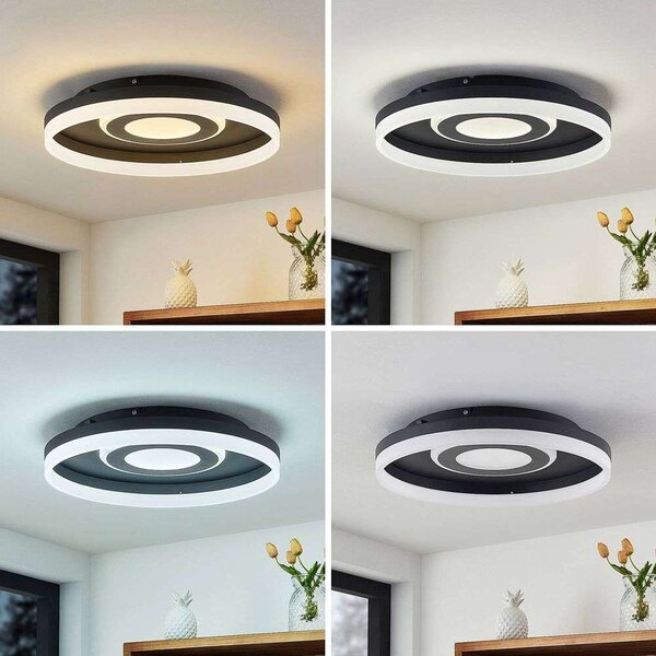 Lindby - Gulda Ceiling Lamp Black Lindby