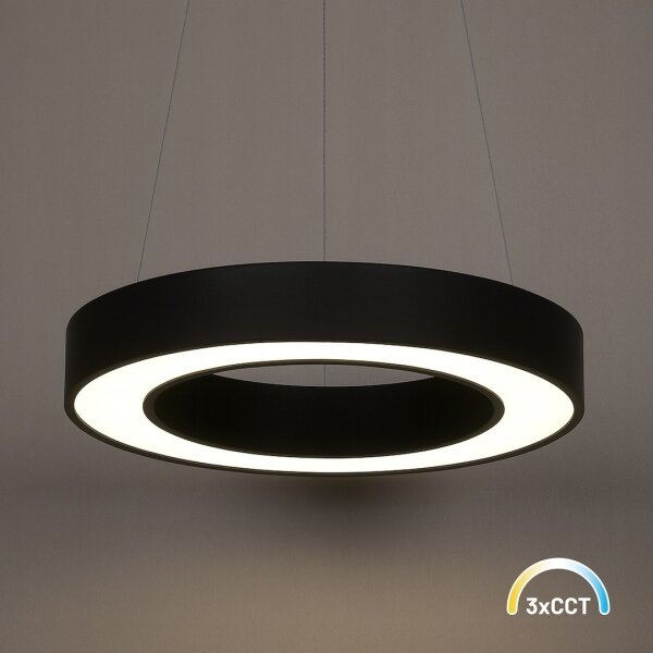 LED полилей на кабел UNION LED/40W/230V 3000/4000/6500K pr. 40 cm черен