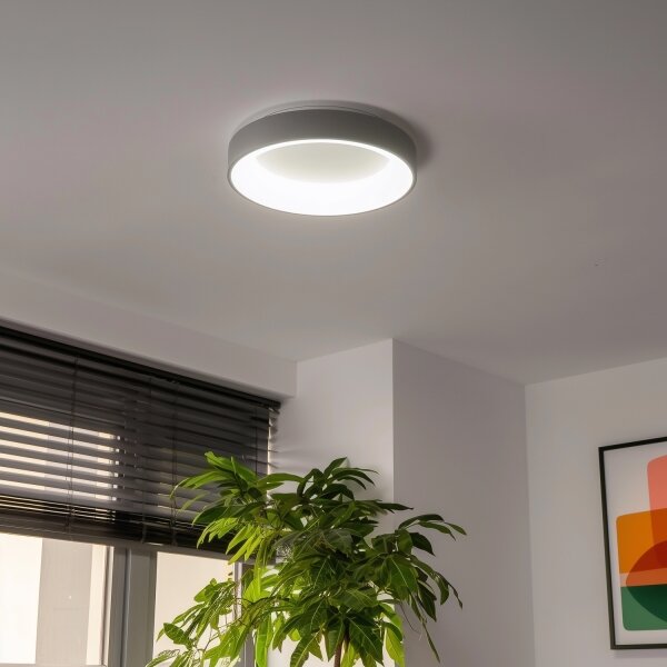Brilagi - Димируемо LED таванно осветително тяло LED/40W/230V 3000-6500K сиво + дистанционно управление