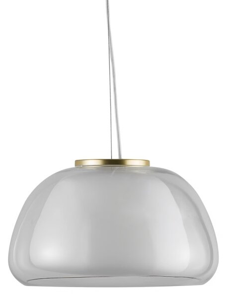 Nordlux - Полилей на кабел JELLY 1xE27/40W/230V бял/прозрачен, диаметър 39 см