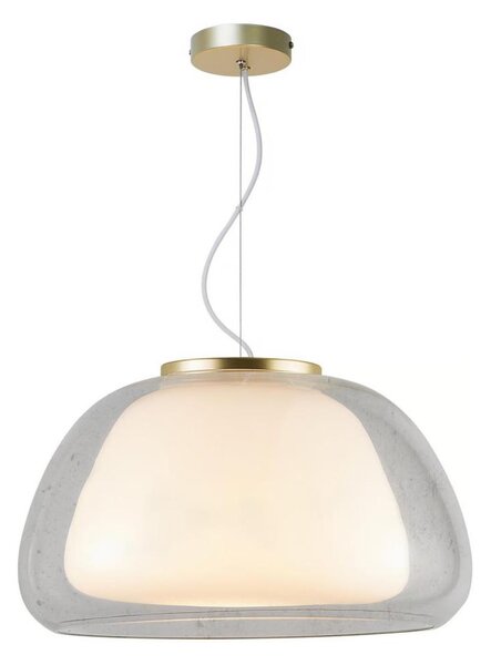 Nordlux - Полилей на кабел JELLY 1xE27/40W/230V бял/прозрачен, диаметър 39 см