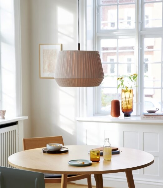 Nordlux - Полилей на кабел DICTE 1xE27/60W/230V Ø 40 см бежов