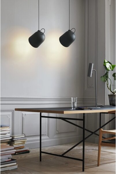 DFTP by Nordlux - Подвесна лампа на кабел ANGLE 1xE27/25W/230V черна