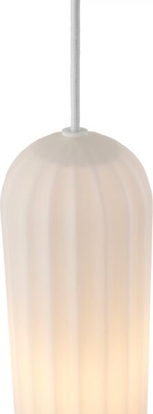 Nordlux - полилей на кабел MIELLA 1xE27/25W/230V бял