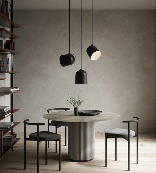 DFTP by Nordlux - Подвесна лампа на кабел ANGLE 1xE27/25W/230V черна