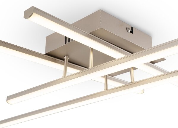 Brilagi - LED таванно осветително тяло STRIPES LED/37W/230V сребристо