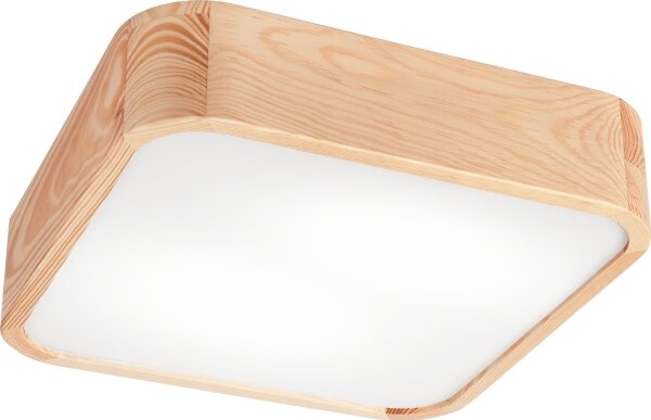 Плафон NATURAL SQUARE 2xE27/15W/230V 35x35 см бор