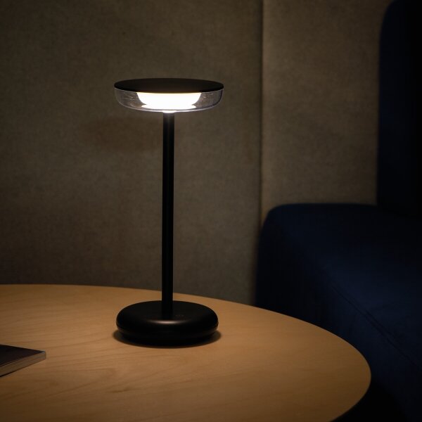 Kanlux 37311 - LED Димируем акумулаторна лампа FLUXY LED/1,7W/1800 mAh IP44 черен