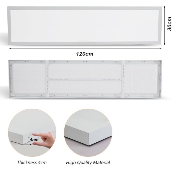 Brilagi - LED осветително тяло за баня FRAME LED/50W/230V 3000/4000/6000K IP44 бяло