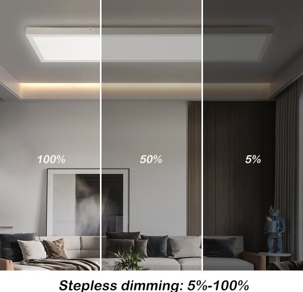 Brilagi-LED Димируемо осветително тяло за баня FRAME SMART LED/50W/230V IP44 бяло+дистанционно управление