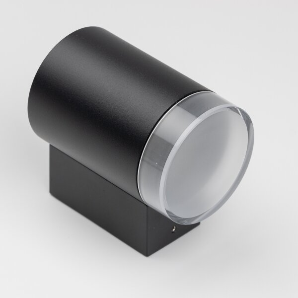 Brilagi - LED RGBW външно стеново осветително тяло MATERA 1xGU10/4,8W/230V черно IP54