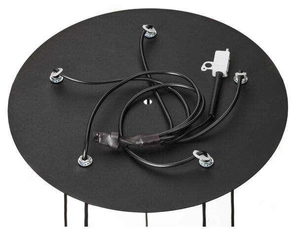 Jupiter 2014 - Пендел ALAS 5xGU10/10W/230V черен/златист
