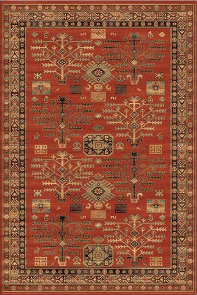 Червен вълнен килим Асториа - 240/340