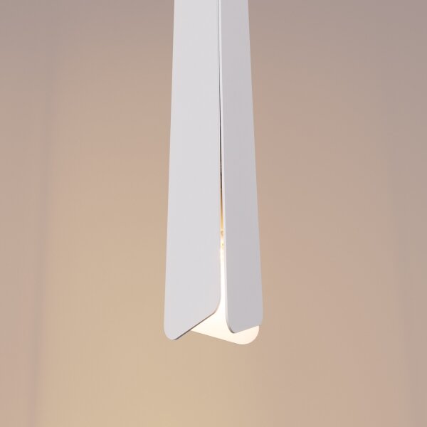 Sollux SL.1397 - Пендел PRYSM 1xG9/8W/230V бял