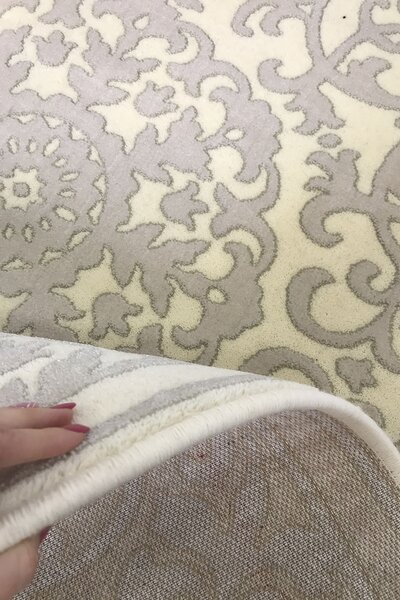 Кремав класически килим Луксори с вълна - 200/300