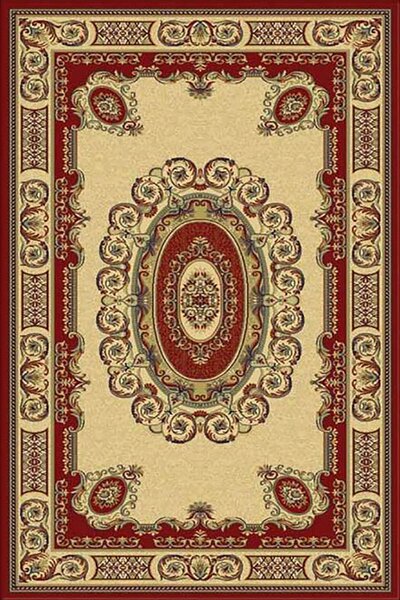 Персийски вълнен килим Премиера с медальон - 150/230