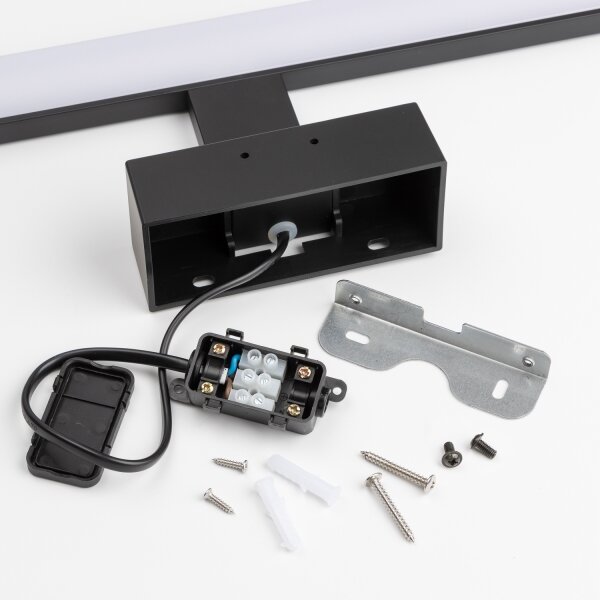 Brilagi - LED Осветително тяло за огледало за баня VESTRA LED/15W/230V 80 cm IP44 черно