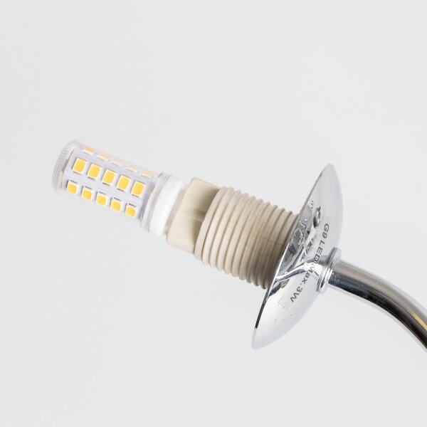 Brilagi - LED повърхностно монтиран полилей MISTEL 15xG9/3W/230V черен хром/опушено