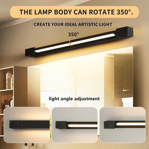 Brilagi-LED Осветление за огледало за баня AQUA LINE LED/18W/230V 60 cm IP44 черно
