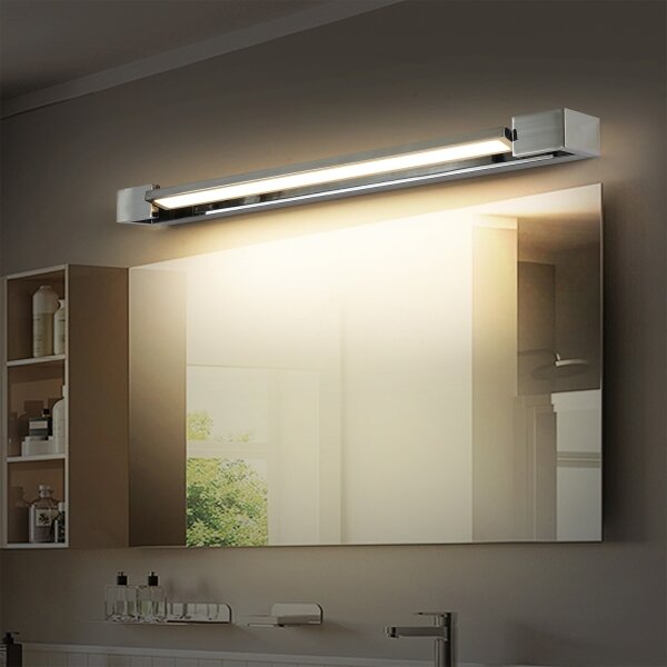 Brilagi-LED Огледало за баня с осветление AQUA LINE LED/18W/230V 60 cm IP44 лъскав хром