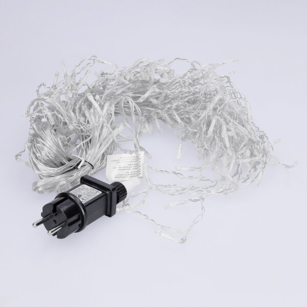 Brilagi - Външен LED гирлянд, 200 LED, 8 функции, 13 м, IP44, студено бяло